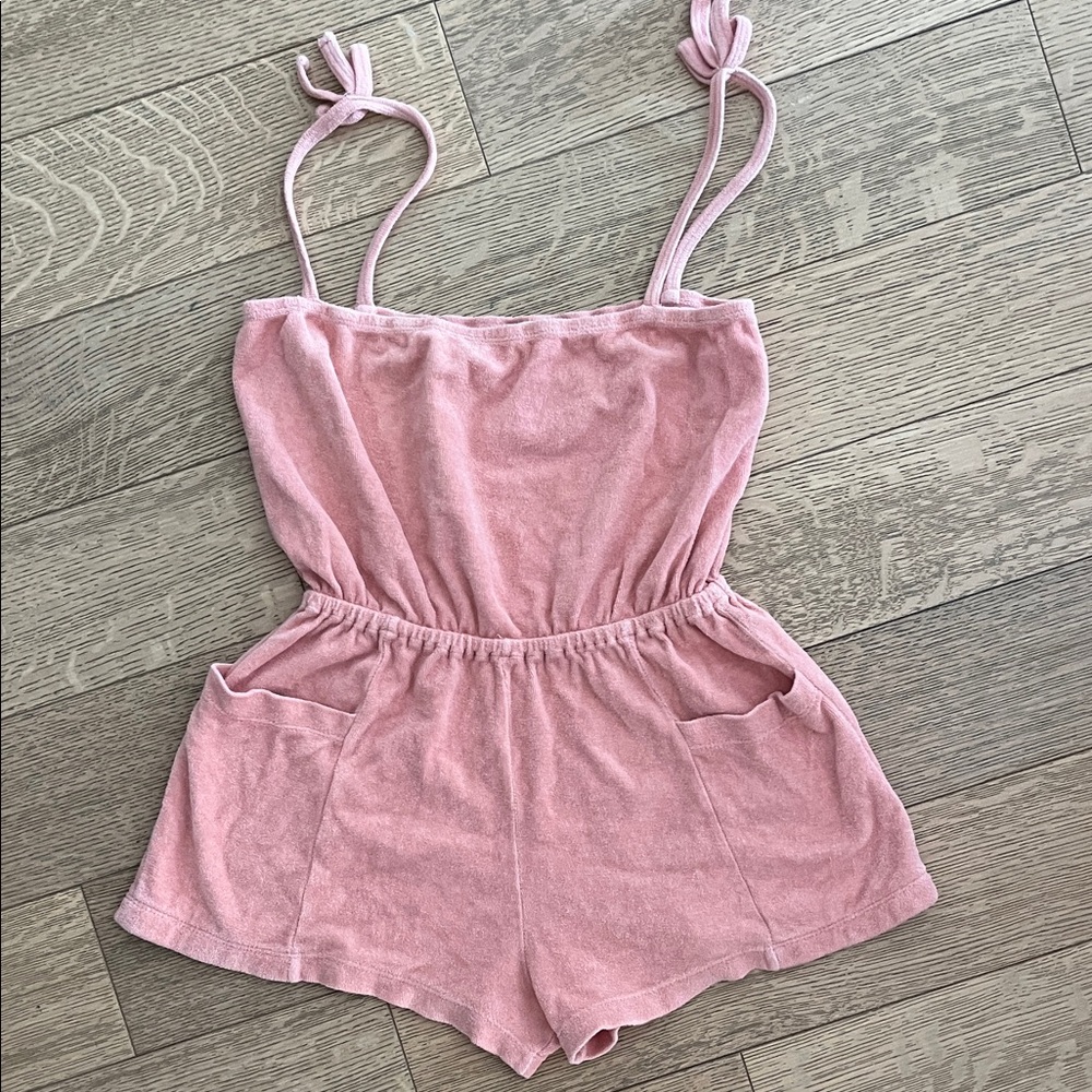 Suzi Kondi Blush Pink Kids Romper